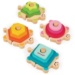 Janod Turtle Stacking Puzzle 9 Janod Turtle Stacking Puzzle -Toy Specialty Store 05337 zoom2