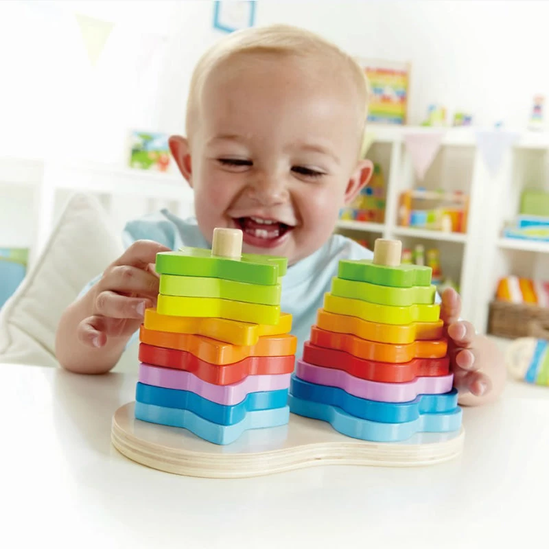 Hape Double Rainbow Stacker 5 Hape Double Rainbow Stacker - Image 3