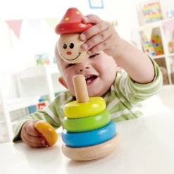 Hape Clown Wobbly Stacker -Toy Specialty Store 334540 3