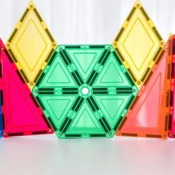 Magnetic Tiles Geometry Pack Set 36pc -Toy Specialty Store 36pc geohexagonanddiamonds