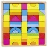 Goki Building Blocks Rainbow 57pc Set -Toy Specialty Store 58624