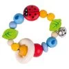 Wooden Baby Rattle Ladybird