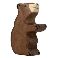 Holztiger Brown Bear Small Sitting