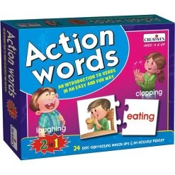 Action Words Matching Game