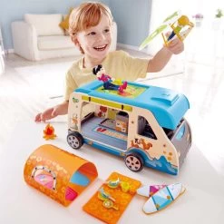 Hape Adventure Van Caravan Playset 8 Hape Adventure Van Caravan Playset -Toy Specialty Store AdventureVan3
