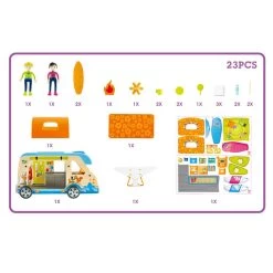 Hape Adventure Van Caravan Playset 9 Hape Adventure Van Caravan Playset -Toy Specialty Store AdventureVan4