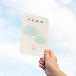 Days, Months & Seasons Flash Cards -Toy Specialty Store AutumnSkyFlashCard