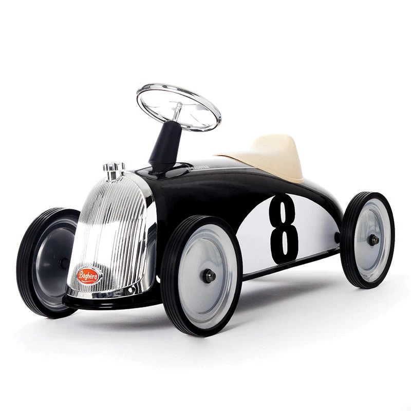 Rider Metal Ride On Car - Black 3 Rider Metal Ride On Car - Black