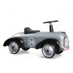 Speedster Metal Ride On Car - Silver