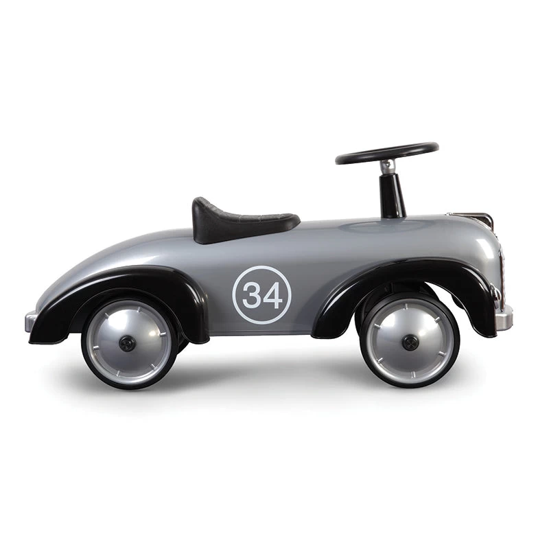 Speedster Metal Ride On Car - Silver 4 Speedster Metal Ride On Car - Silver - Image 2