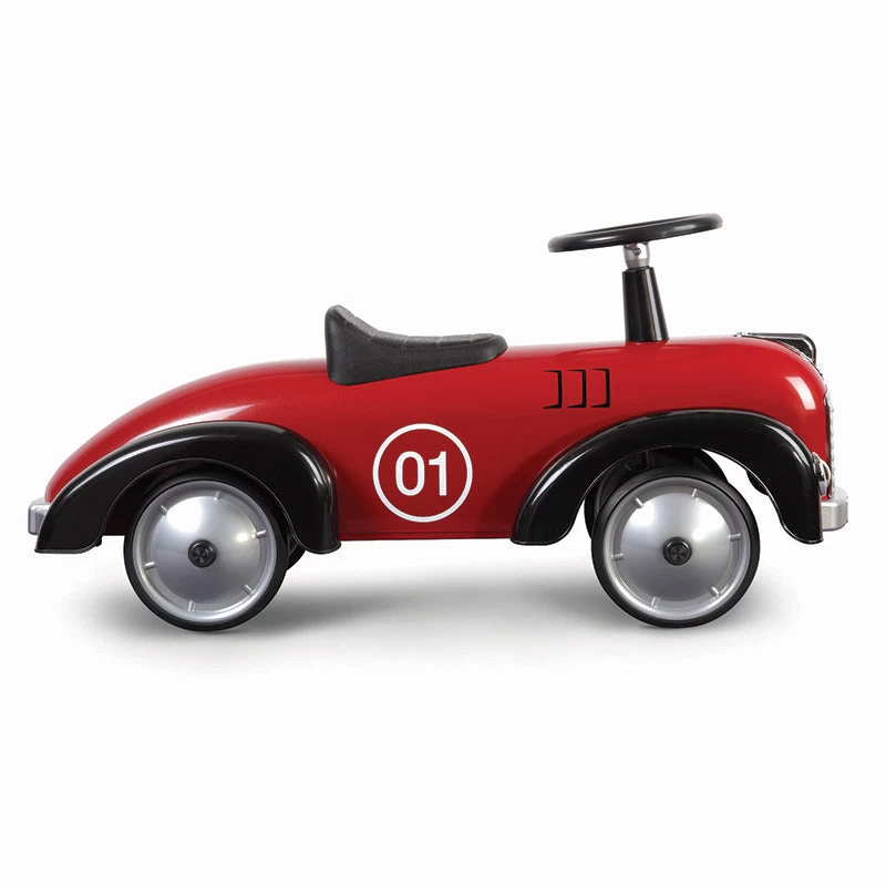 Speedster Metal Ride On Car - Dark Red 4 Speedster Metal Ride On Car - Dark Red - Image 2