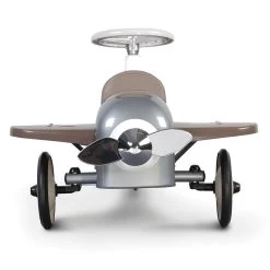 Speedster Metal Ride On Silver Plane 7 Speedster Metal Ride On Silver Plane -Toy Specialty Store BG878 zoom1
