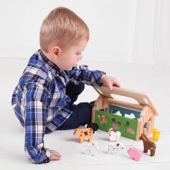 BIGJIGS Farmhouse Sorter -Toy Specialty Store BIJ00108 5