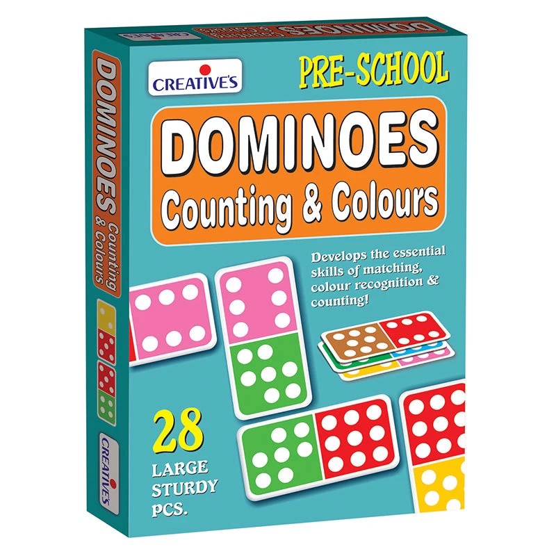 Dominoes Counting & Colours 3 Dominoes Counting & Colours