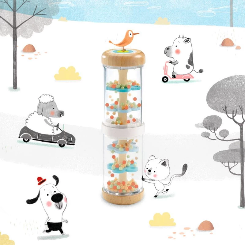 Djeco Babyraini Rainmaker Shaker 4 Djeco Babyraini Rainmaker Shaker - Image 2