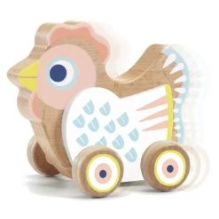 Djeco BabySing Hen On Wheels 10 Djeco BabySing Hen On Wheels -Toy Specialty Store DJ6130 2