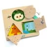 Djeco Lock Basic Wooden Puzzle Board -Toy Specialty Store DJ6213