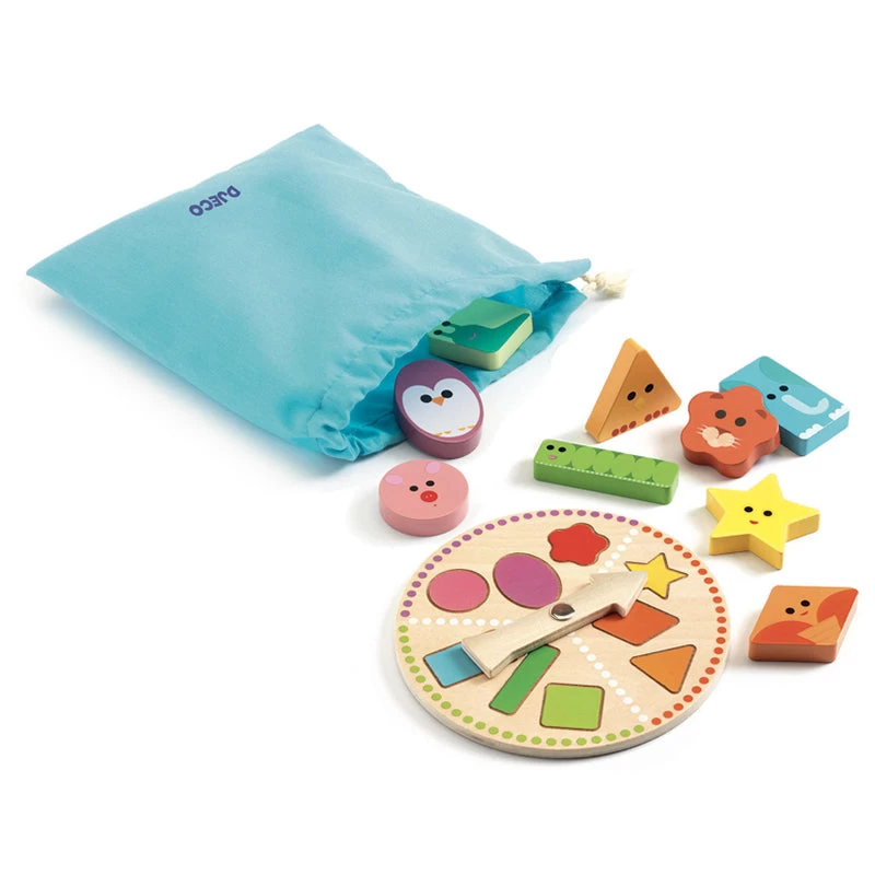 Djeco Tactilo Basic Wooden Game 3 Djeco Tactilo Basic Wooden Game