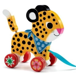 Djeco Greta Leopard Pull Along