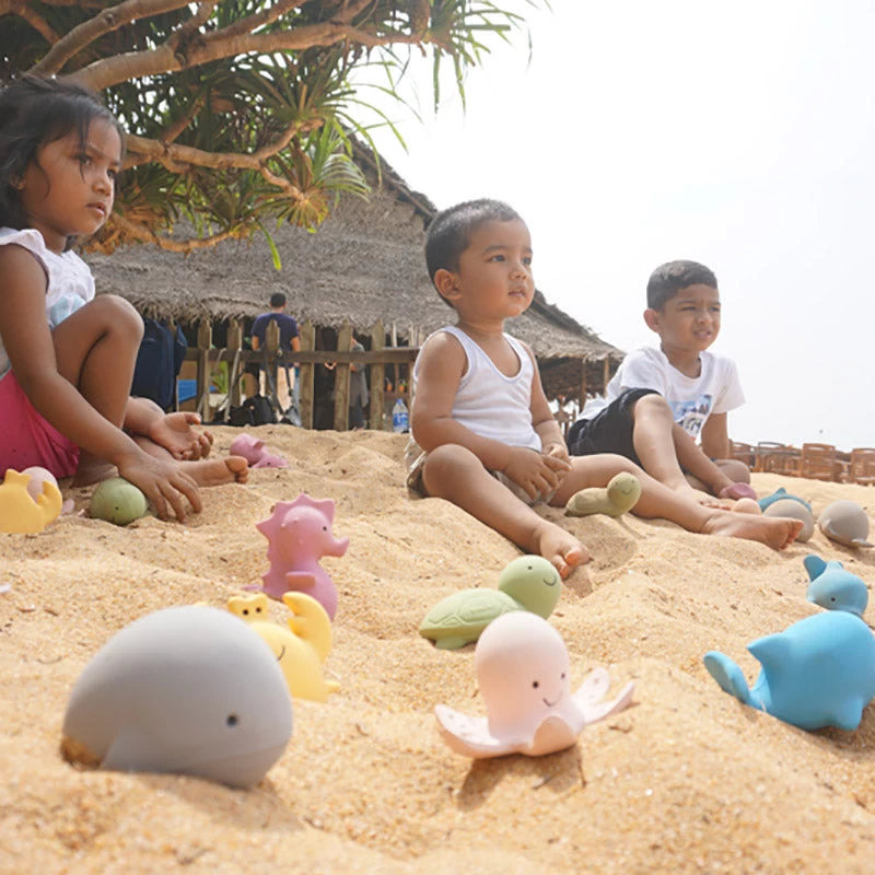 Tikiri Rubber Octopus Sealed Bath Toy 6 Tikiri Rubber Octopus Sealed Bath Toy - Image 4