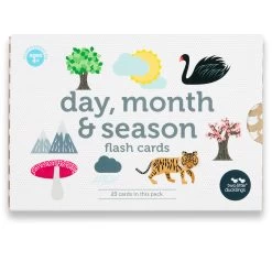 Days, Months & Seasons Flash Cards