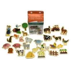 Magnetic Farm Animals Milk Carton