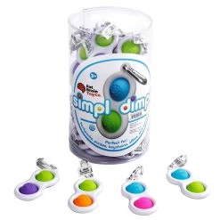Fat Brain Toys Simpl Dimpl Sensory Keychain