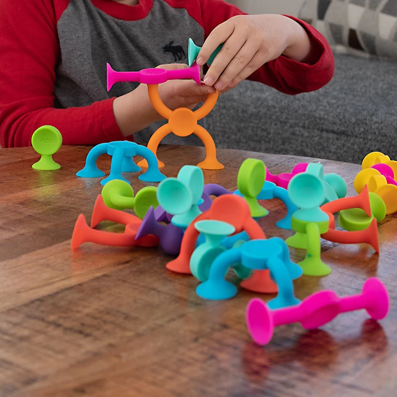 Fat Brain Toys Squigz 2.0 36pc Set 6 Fat Brain Toys Squigz 2.0 36pc Set - Image 4