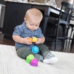 Fat Brain Toys Dimpl Stack 15 Fat Brain Toys Dimpl Stack -Toy Specialty Store FA293 1 DimplStack 1