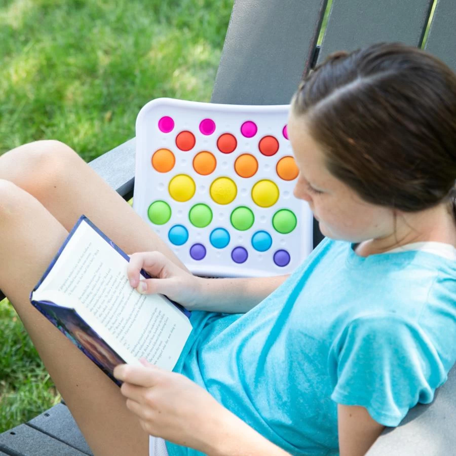 Fat Brain Toys Dimpl Pops Deluxe Pop It Board 4 Fat Brain Toys Dimpl Pops Deluxe Pop It Board - Image 2