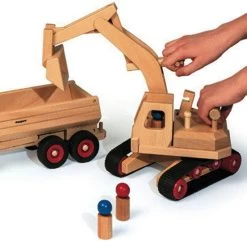 Wooden Excavator -Toy Specialty Store FAG01071 Excavtor 03