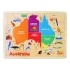 Fun Factory Australian Map Wooden Puzzle -Toy Specialty Store FFW607 ORT33718