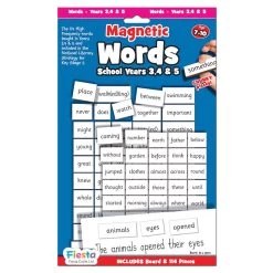 Magnetic First Words Years 3 & 4 Activity Set