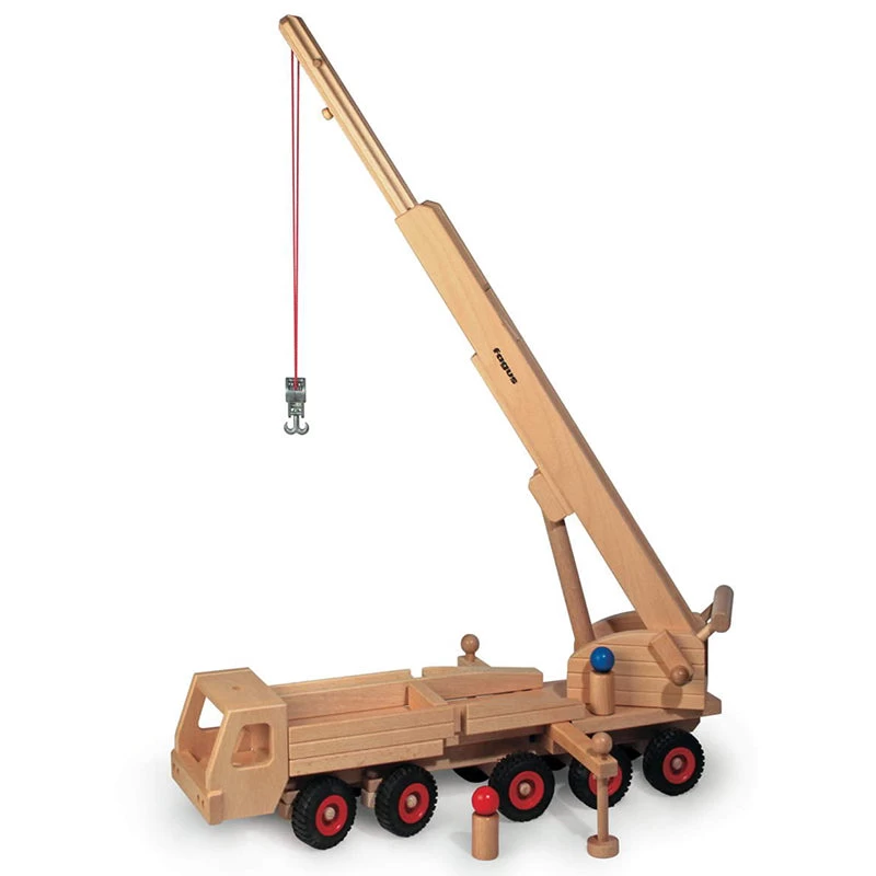 Wooden Mobile Crane 3 Wooden Mobile Crane