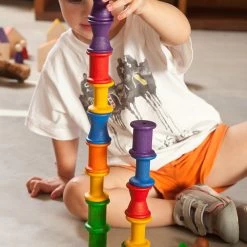 18 Wooden Spools Rainbow Set -Toy Specialty Store GRA15103 2