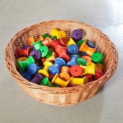 36 Wooden Spools Rainbow Set -Toy Specialty Store GRA15104 2