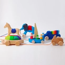 Large Land Yacht With 4 Sailors -Toy Specialty Store GRI09315 8