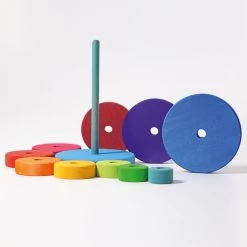 Conical Stacking Tower Large Rainbow -Toy Specialty Store GRI11000 8