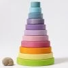 Conical Stacking Tower Large Pastel -Toy Specialty Store GRI11001 8