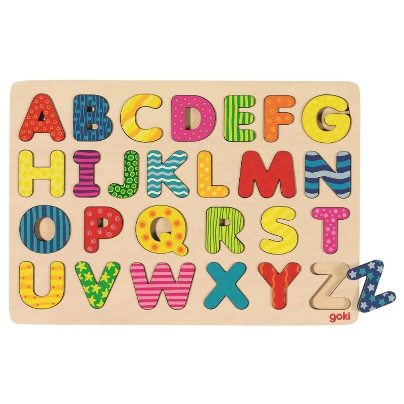 Goki Alphabet Puzzle 3 Goki Alphabet Puzzle