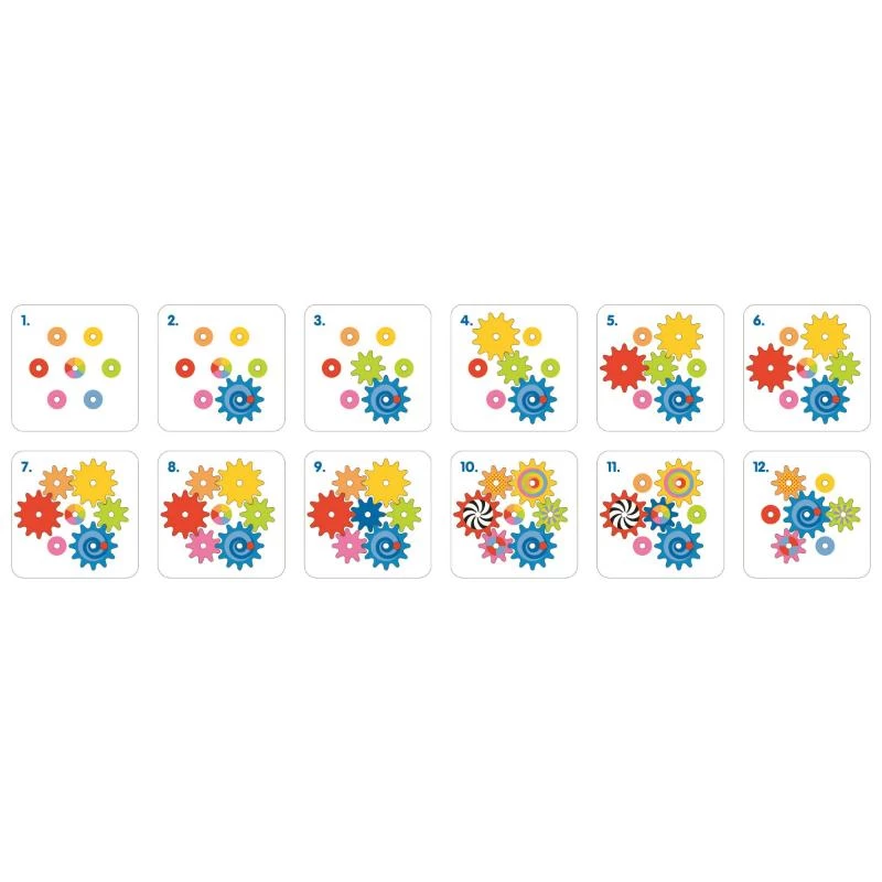 Goki Cog Wheel Game 4 Goki Cog Wheel Game - Image 2