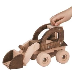 Goki Wheel Loader - Nature Range -Toy Specialty Store GokiNatureBulldozer3