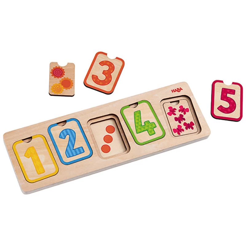 Haba First Numbers 3 Layer Puzzle 4 Haba First Numbers 3 Layer Puzzle - Image 2