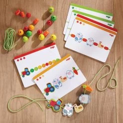 Haba Threading Game Farm Blocks 7 Haba Threading Game Farm Blocks -Toy Specialty Store HA305780 zoom1