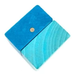 Haba Sound Block Blue Twist -Toy Specialty Store HABAAudibleBlocks LBluetop