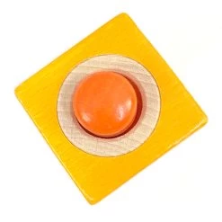 Haba Sound Block Orange Squeak 11 Haba Sound Block Orange Squeak -Toy Specialty Store HABAAudibleBlocks OrangeTop