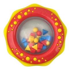 Fun Rattle * -Toy Specialty Store Halilit RedSideShapesFunRattle