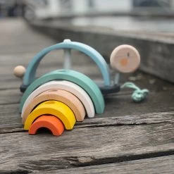 Janod Cocoon Rainbow Stacking Turtle Pull Along 11 Janod Cocoon Rainbow Stacking Turtle Pull Along -Toy Specialty Store IMG 1002