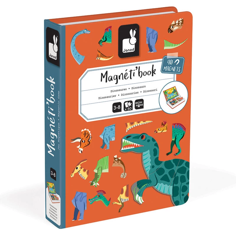 Janod Magnetibook Dinosaurs 4 Janod Magnetibook Dinosaurs - Image 2