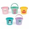Janod Stacking Activity Bath Buckets -Toy Specialty Store J04724 zoom
